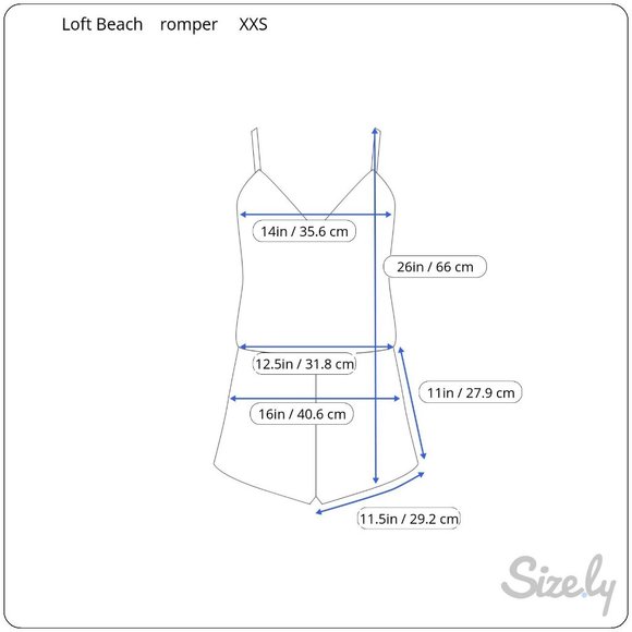 Loft Beach Striped Linen Blend Tie-front Romper Women's Sz XXS - Picture 7 of 7